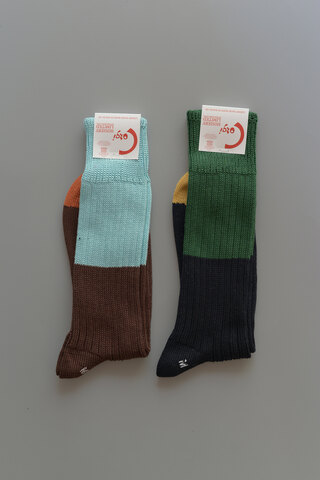 CLASS Corgi / BLOCK SOCKS-2 (sold)