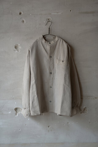 LILY1ST VINTAGE / 1910’s WWI French Military Hospital Linen Work Blouson (sold)