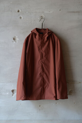 山内 / 塩縮撥水ストレッチコットン・ジップパーカー (sold)