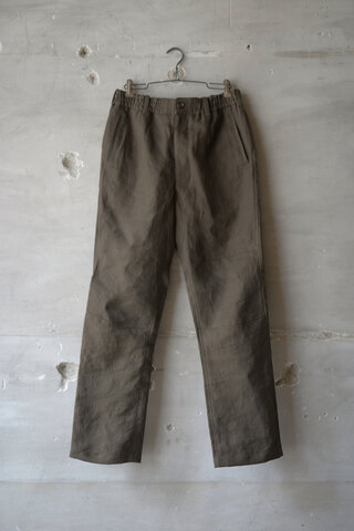 山内 / ヘンプスエード・立体切り替えパンツ2(sold)