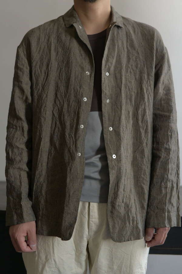 Omar Afridi / HAORI SHIRT JACKET (sold) | INSIDE MY GLASS DOORS