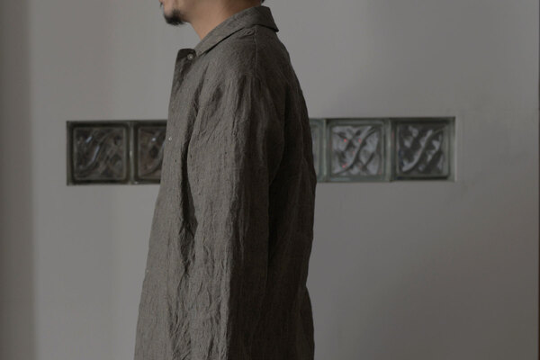 Omar Afridi / HAORI SHIRT JACKET (sold) | INSIDE MY GLASS DOORS