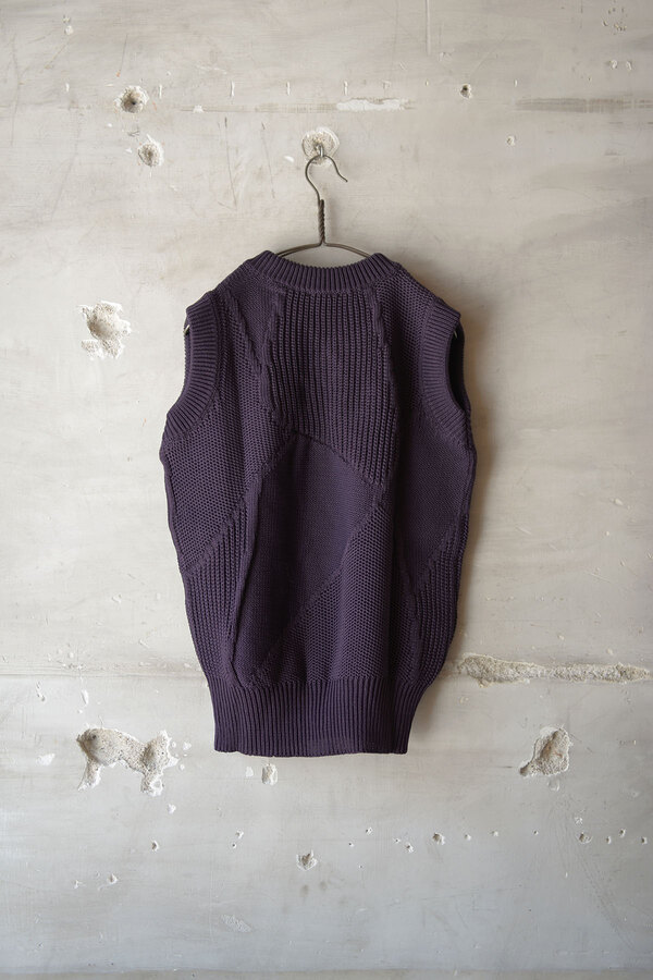 Omar Afridi オマール アフリディ / PANELLED VEST | INSIDE MY GLASS