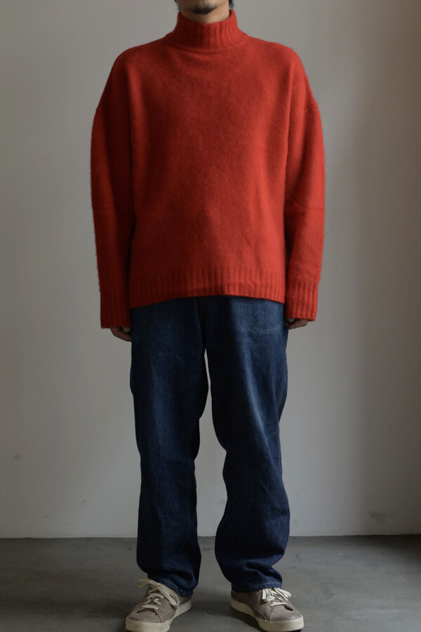 大幅値下げ中】YINDIGO AM CASHMERE HIGH COLLAR-