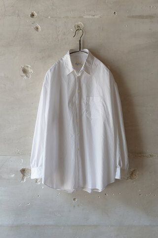 The crooked Tailor ザ クルーキット テーラー / NARROW COLLAR OVER SHIRT (sold)