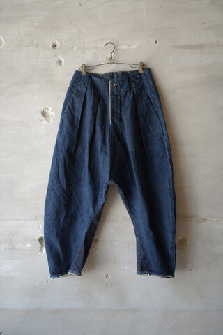 PROJECTbyH. / “EROS”PLEATED DROP-CROTCH WIDE TROUSERS (sold)