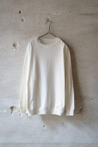 COMOLI / コットンシルク 長袖クルー (sold)