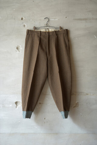 LILY1ST VINTAGE / 1960’s Dead Stock Irish Wool Tweed Tailored Trousers (sold)