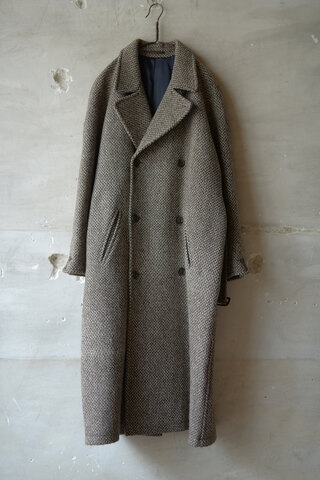 LILY1ST VINTAGE / 1980’s Dead Stock French Wool Tweed Coat  by GEORGES RECH