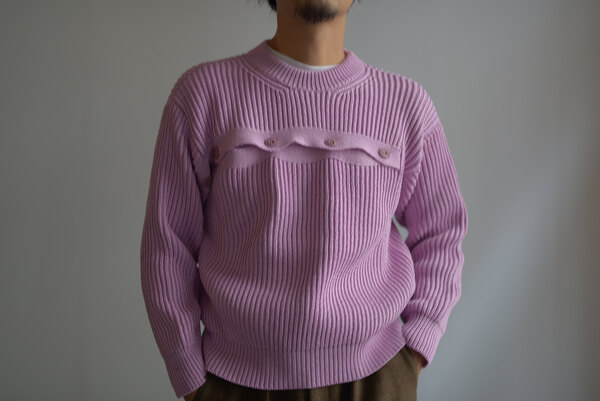 Omar Afridi オマール アフリディ / CREW-NECK IMMERSION KNIT ...