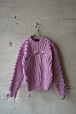 Omar Afridi オマール アフリディ / CREW-NECK IMMERSION KNIT