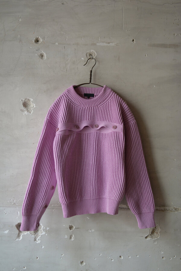 Omar Afridi オマール アフリディ / CREW-NECK IMMERSION KNIT ...