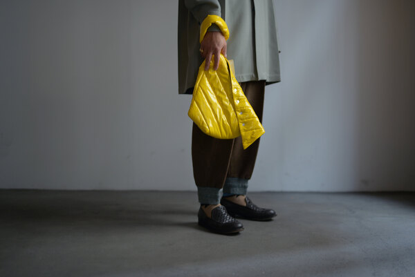 オマールアフリディ 22AW Distorted Hand Bag Yellow