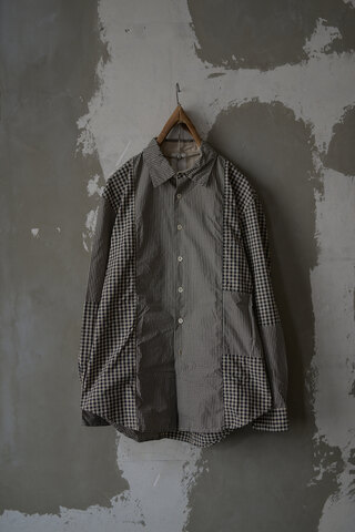 OLIVER CHURCH / PATCHWORK SOFT SHIRT (sold)