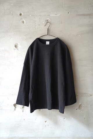 COMOLI / ウールフットボールTシャツ_NAVY (sold)