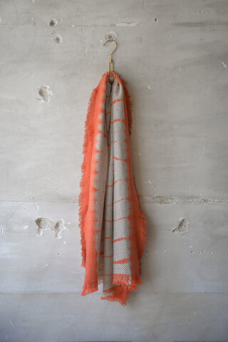 suzusan / CASHMERE HAND WOVEN SHAWL