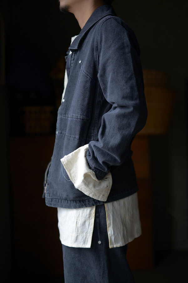 Omar Afridi DENIM COVERALL BLOUSON