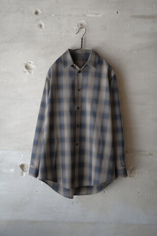 un/unbient / REGULAR COLLAR SHIRT_CHECK (sold)