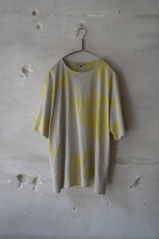 suzusan スズサン / LINEN JERSEY SHORT SLEEVE T-SHIRT(sold)