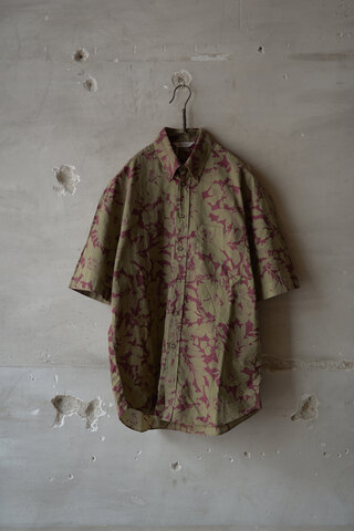 LILY1ST VINTAGE / 1980’s Dead stock Italian Flower Half Sleeve Shirt (sold)
