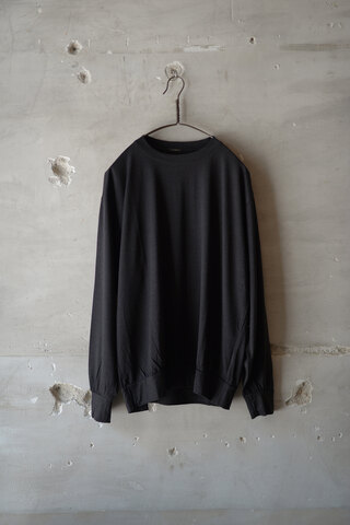 as\"on HALF SEE-THROUGH Tシャツ SERACE】Oversize short sleeve half zip T-Shirt / オーバー
