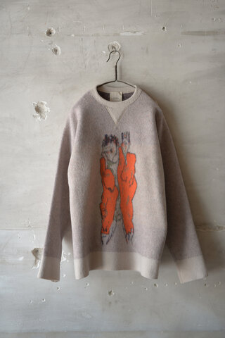 Kota Gushiken コウタ グシケン / PORTRAIT OF SCHIELE WITH RAISERD ARMA(sold)