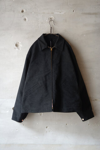 COMOLI コモリ / モールスキン ジップショートジャケット (sold)