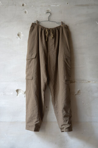 COMOLI コモリ / KHAKI縮絨ウール 6Pパンツ (sold)