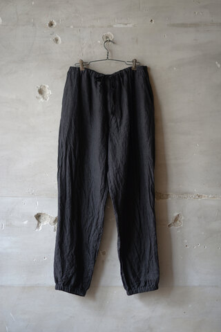 COMOLI コモリ / リネン ドローストリングパンツ (sold)