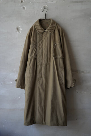 LILY1ST VINTAGE  / 1970-1980’s Italian Quilted Design Balmacaan Coat by allegri