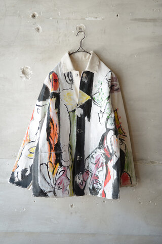 BLACKBIRD / HAND PAINT COVARALLS 8 (sold)