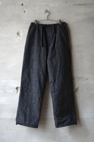 BLACKBIRDブラックバード / CLIMBING PANT-BLACK PRINT (sold)