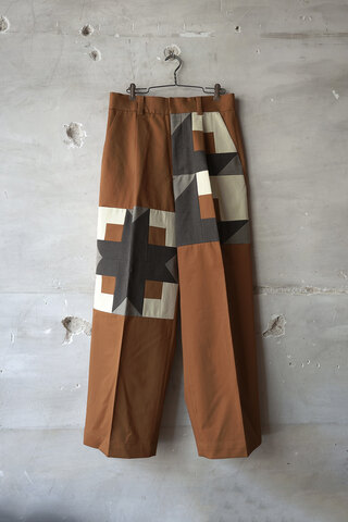 Spomenik スポメニック / WIDE TUCK PANTS 002