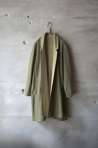 LILY1ST VINTAGE / 1980-1990’s ITALIAN DOUBLE FACE A LINE COAT BY ELAINE PENDLE