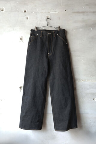 daisuke tanabe / COFFEE BLACK DENIM TROUSERS