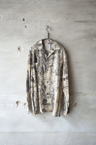 BLACKBIRD / OPEN COLLAR SHIRT