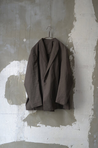 yanghyeonjun / OVERLAPPED REVERSE TAILORED JACKET