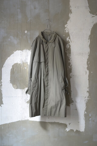 LILY1ST VINTAGE / 1980’s Italian Quilted Balmacaan Coat by RISKO